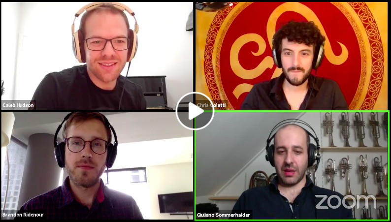 GIULIANO SOMMERHALDER CHATS MUSIC/TRUMPET