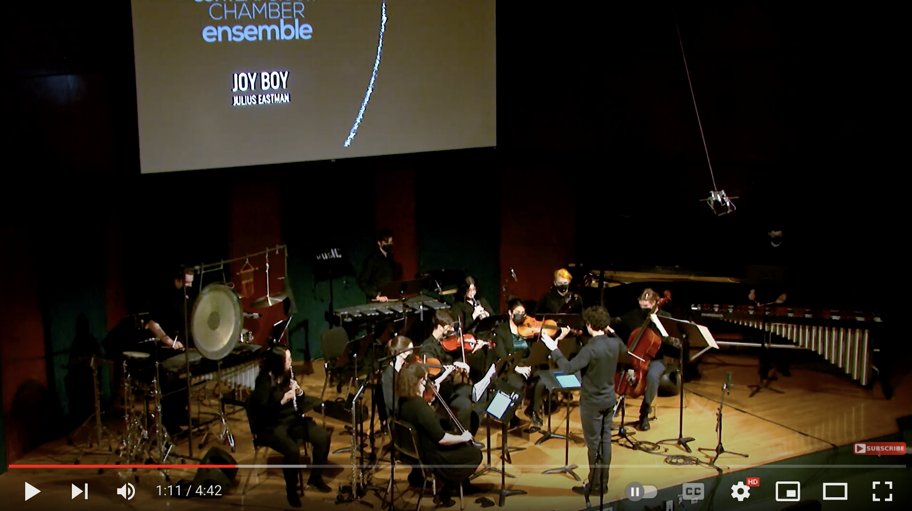 New Video! Julius Eastman: JOY BOY as performed by Ithaca College Contemporary Ensemble